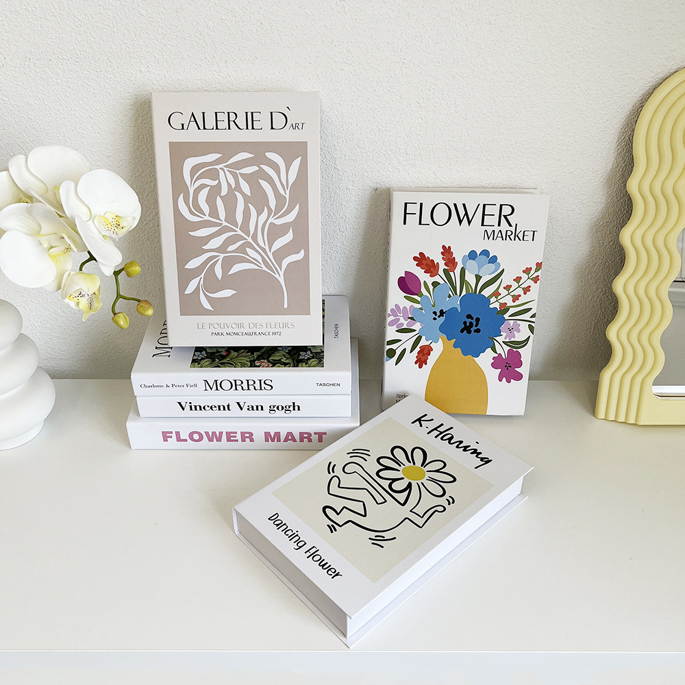 Interior Design Book - Buku simulasi seni bunga Inggris dekoratif