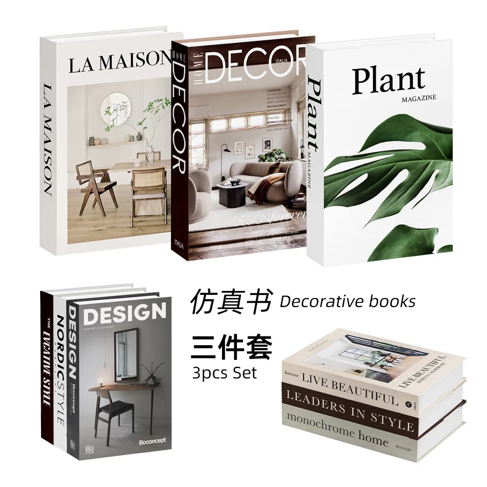 Interior Design Magazine - 3pcs/lot Buku Simulasi untuk Dekorasi Rumah