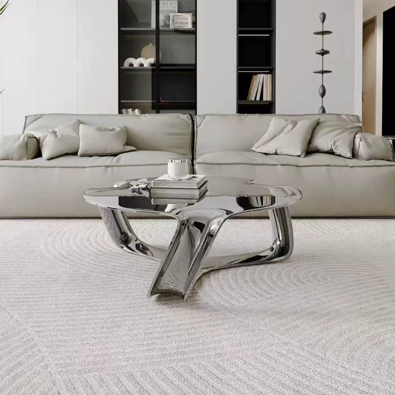 Interior Design Scandinavian - Meja Kopi Desainer Kelas Atas dengan
