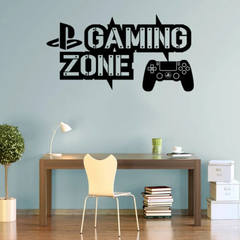 Interior Design Magazine - PS4 Zona Permainan Stiker Dinding Bermain