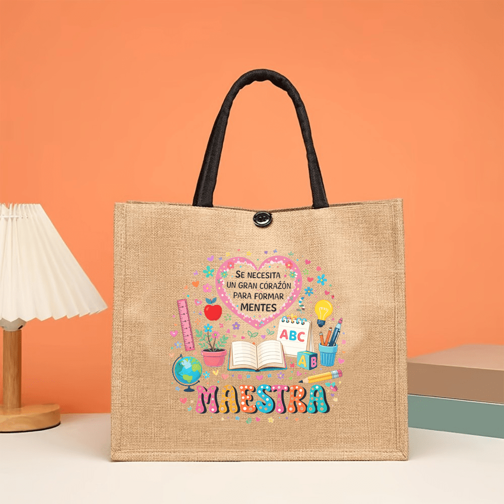 Interior Design Book - Tas Tote Linen Cetak Maestra Desain