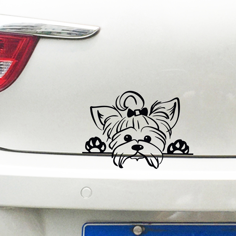 Interior Design Magazine - Yorkshire Terrier Stiker Vinil Decal Dekorasi