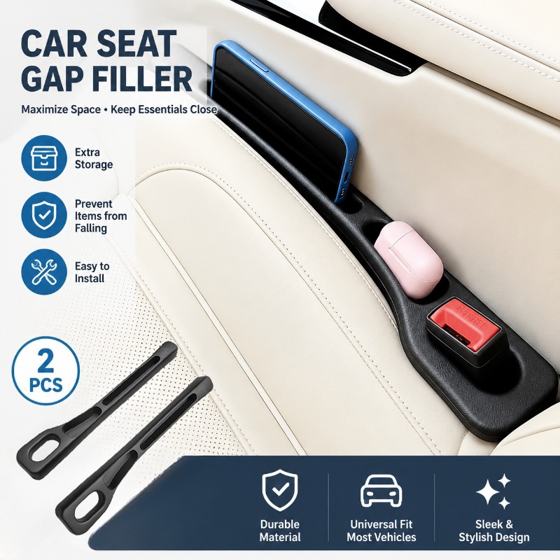 Interior Design Mockup - 2 Buah Pengisi Celah Kursi Mobil