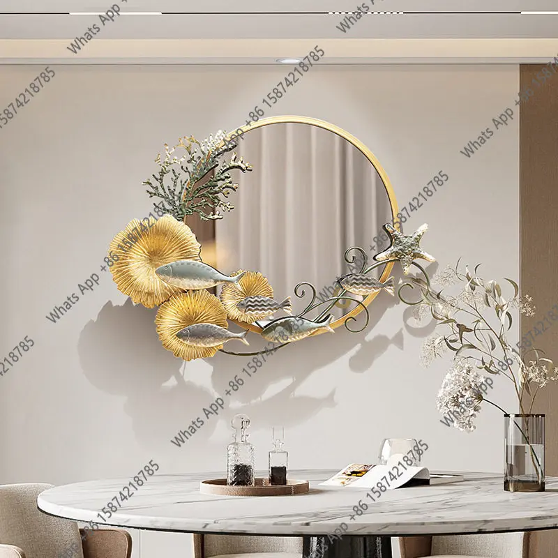 Rattan Mirror Round - Cermin Dekoratif Premium untuk Latar Belakang