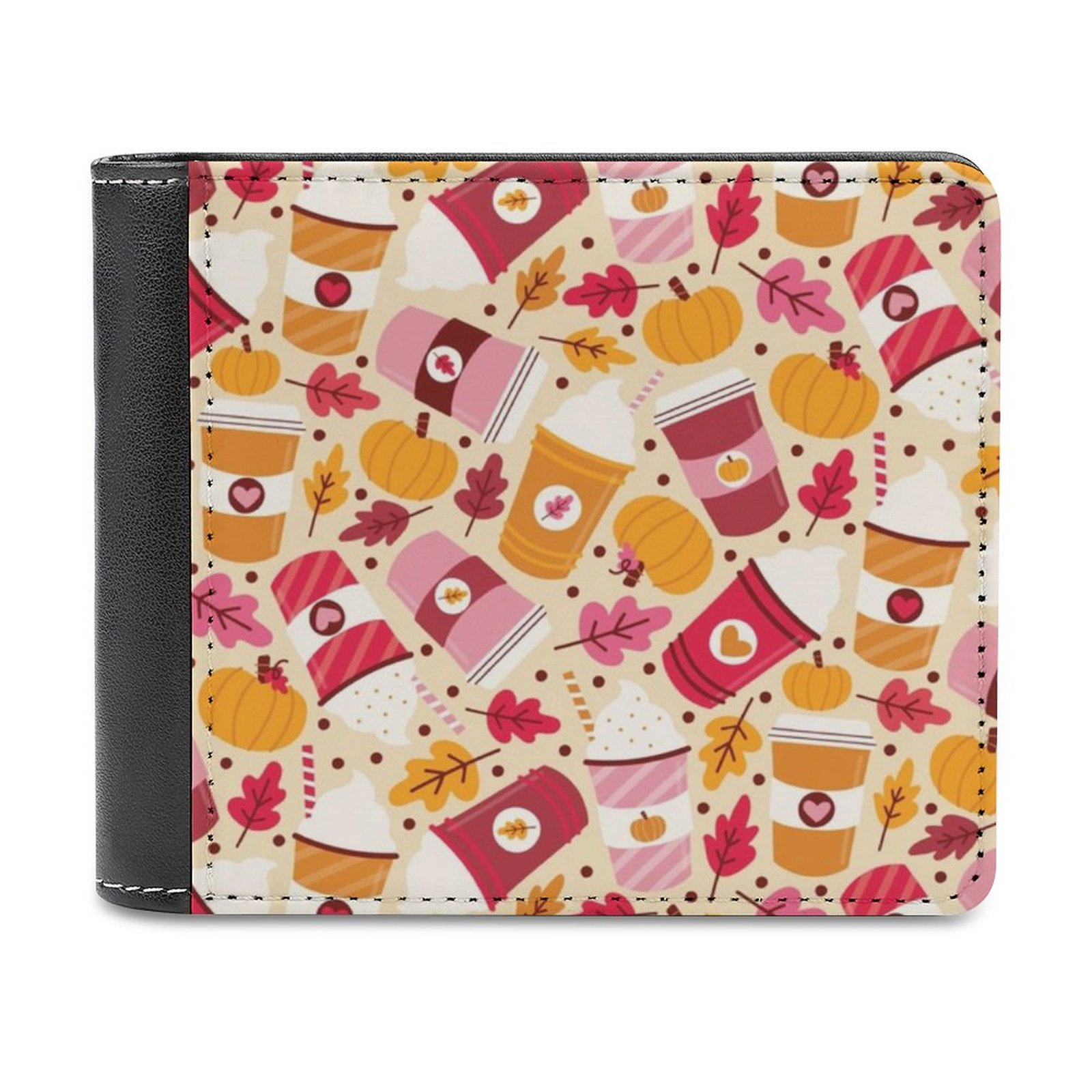 Interior Design Scandinavian - Dompet Pria Geometris Blush dan Abu-abu