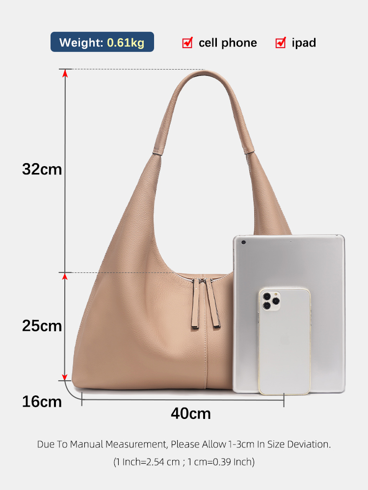Tas Hobo Kulit Asli Wanita Zen - Interior Design Paper ulasan dan harga