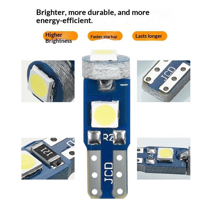 10 Buah Bohlam Led T5 Canbus W - Interior Design Icon ulasan dan harga