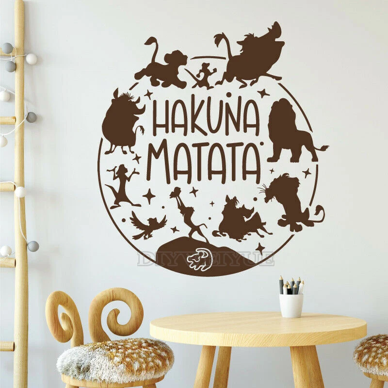 Kartun Hakuna Matata Stiker Di - Interior Design Magazine ulasan dan harga