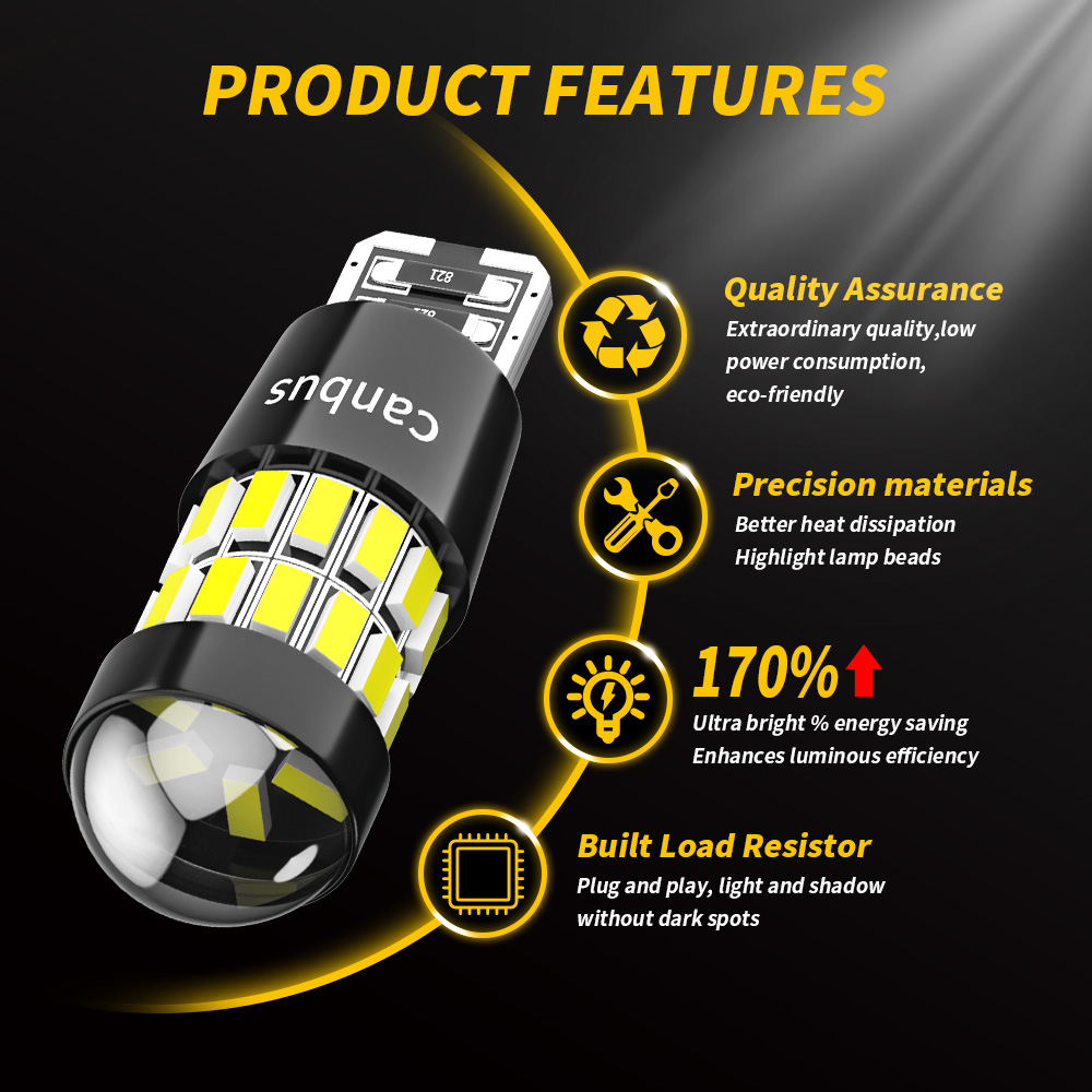 DXZ 2 buah W5W T10 lampu LED l - Interior Design Icon ulasan dan harga
