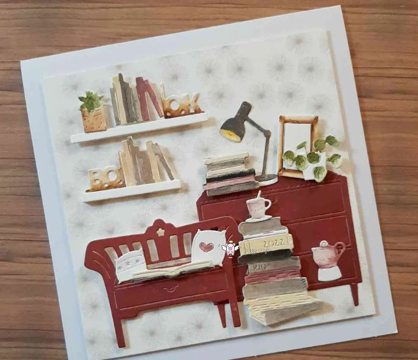 Piggy kerajinan logam pemotong - Interior Design Paper ulasan dan harga