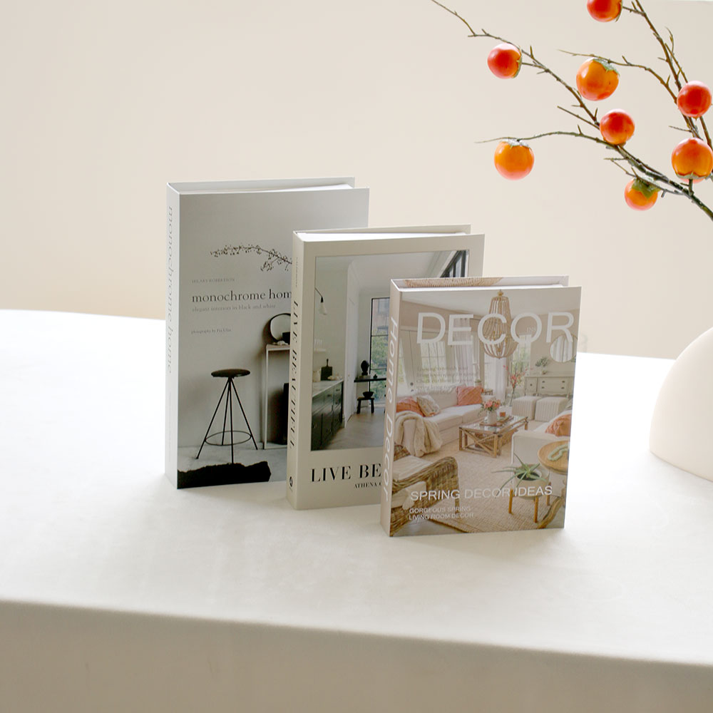 3Pcs/Set Buku Palsu Dekoratif  - Interior Design Book ulasan dan harga