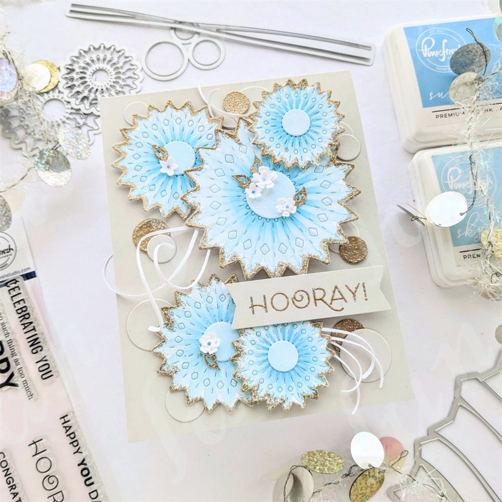 Rosettes logam pemotong mati s - Interior Design Paper ulasan dan harga