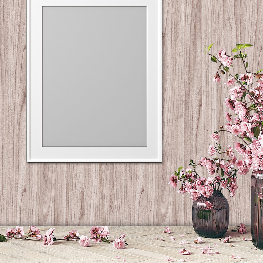 Wallpaper PVC Motif Kayu Skand - Interior Design Scandinavian ulasan dan harga