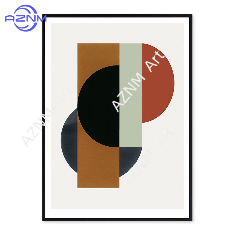 1/2 Buah Lukisan Kanvas Skandi - Interior Design Scandinavian ulasan dan harga