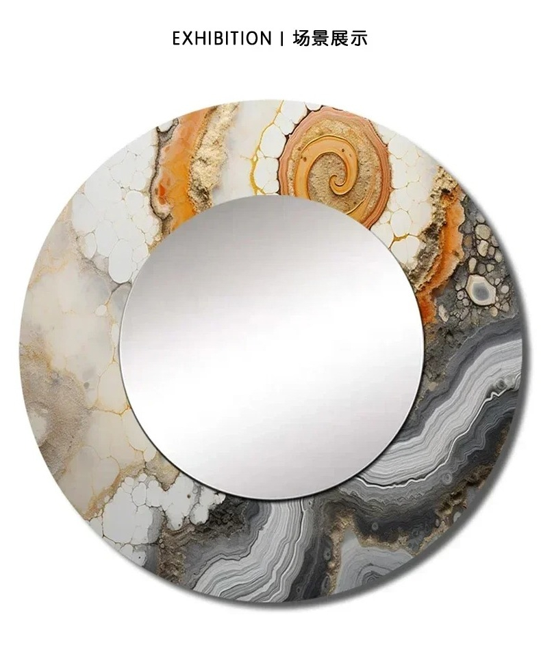 Cermin bundar oval personalisa - Rattan Mirror Round ulasan dan harga