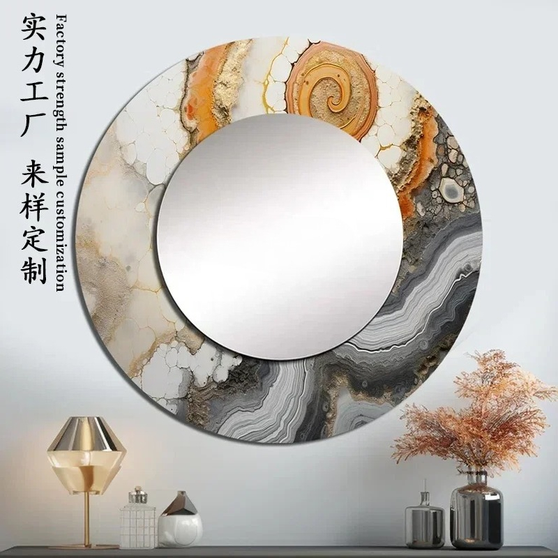 Cermin bundar oval personalisa - Rattan Mirror Round ulasan dan harga