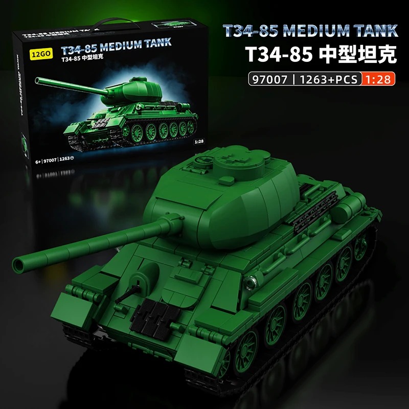 Kit Model Tank T34-85 - 1263PC - Interior Design And Build ulasan dan harga
