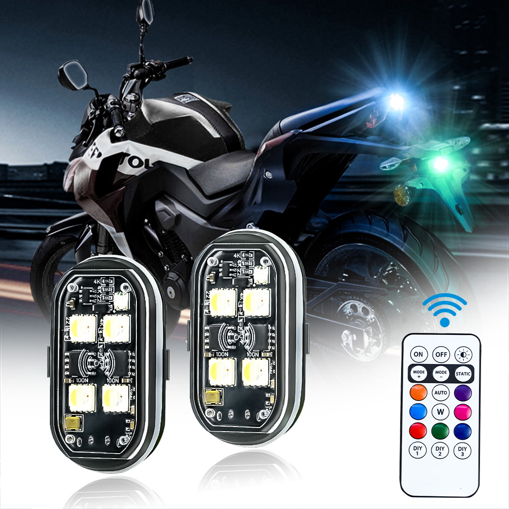 Lampu Sekitar Mobil RGB 2 Buah - Interior Design Icon ulasan dan harga