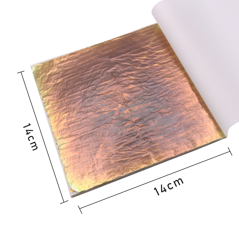 14X14Cm Lembar Daun Emas Imita - Interior Design Paper ulasan dan harga