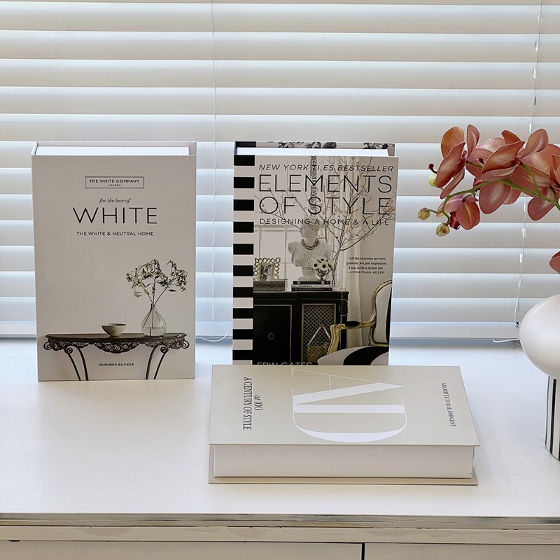 Ornamen buku palsu sederhana m - Interior Design Book ulasan dan harga