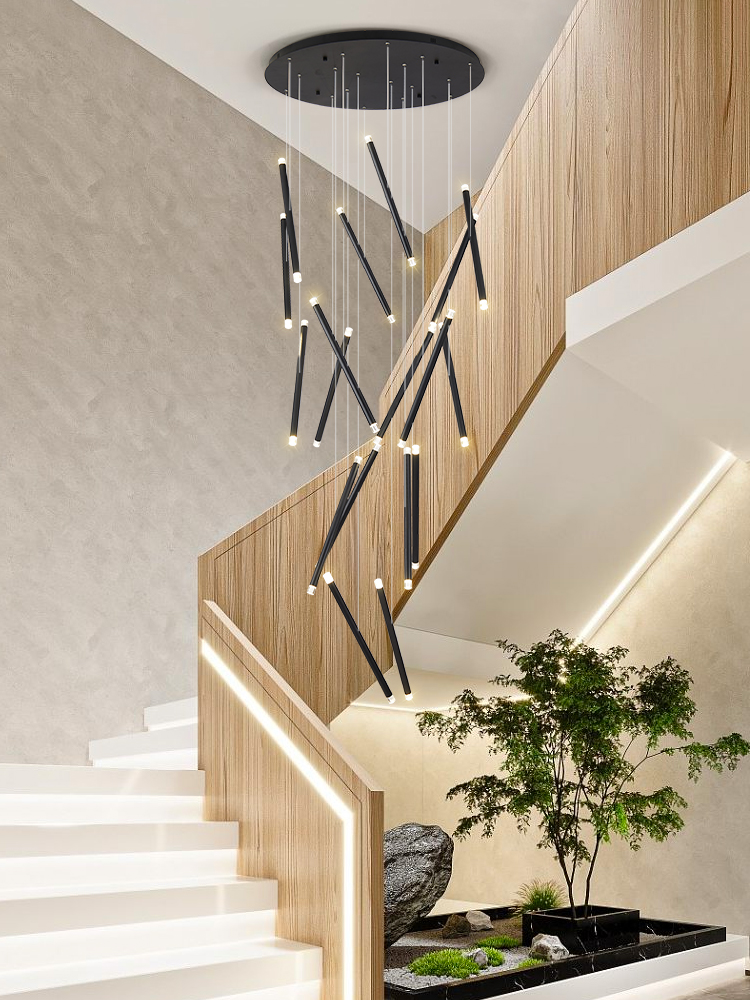 Lampu Chandelier LED Modern un - Interior Design Deck ulasan dan harga