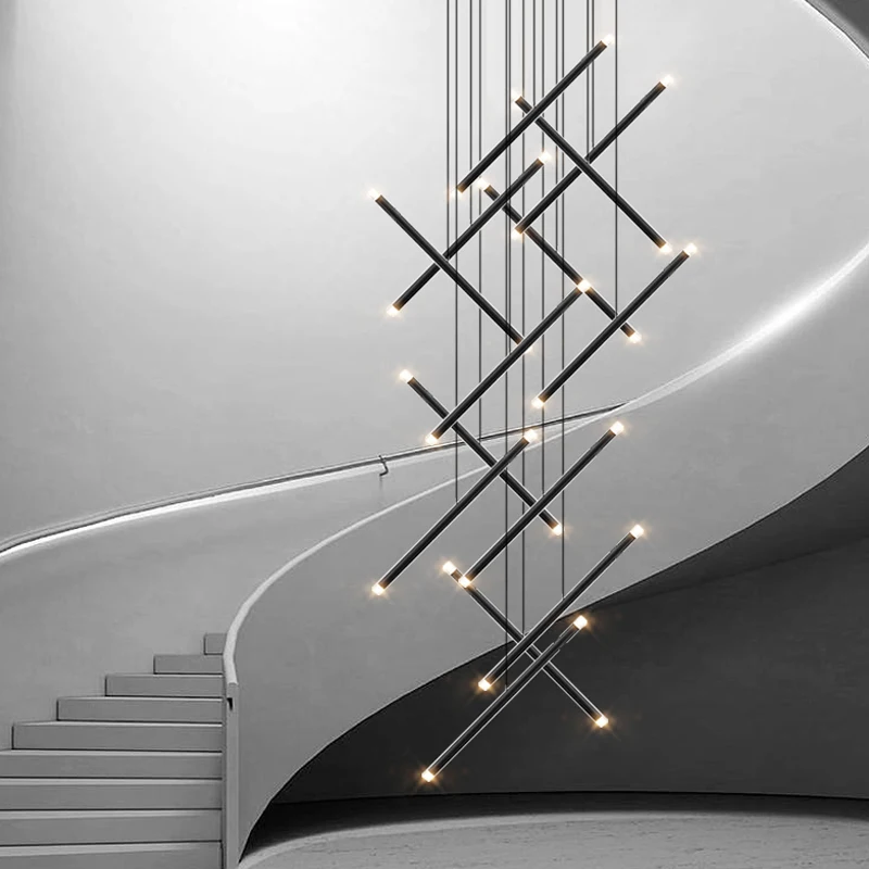 Lampu Chandelier LED Modern un - Interior Design Deck ulasan dan harga