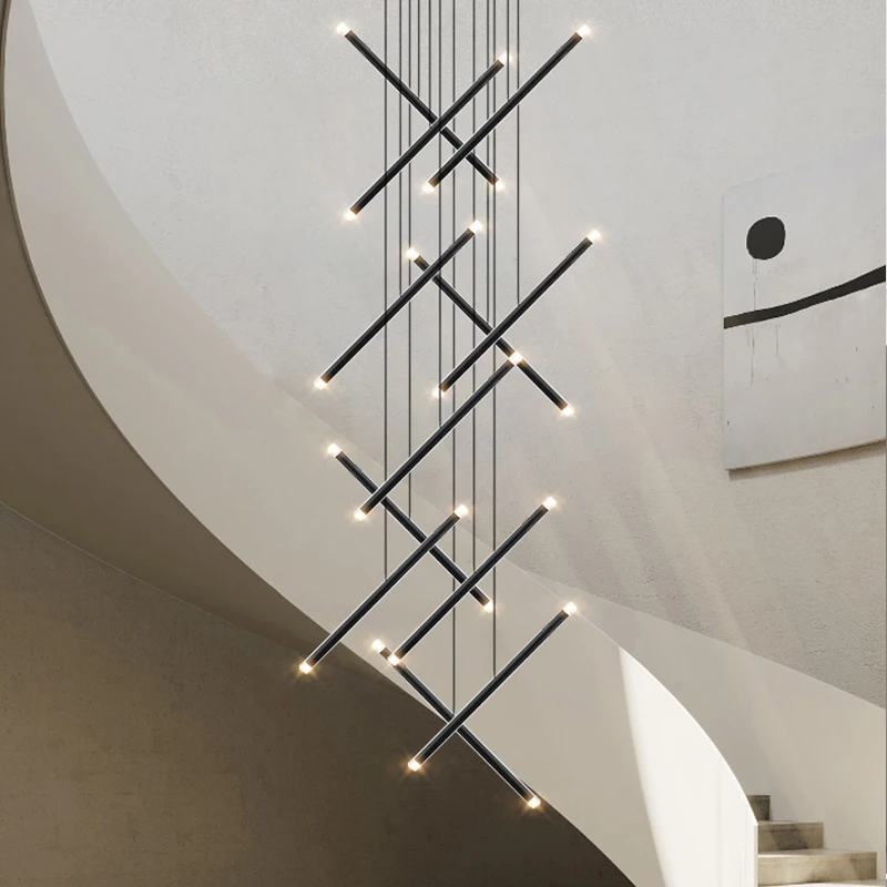 Lampu Chandelier LED Modern un - Interior Design Deck ulasan dan harga