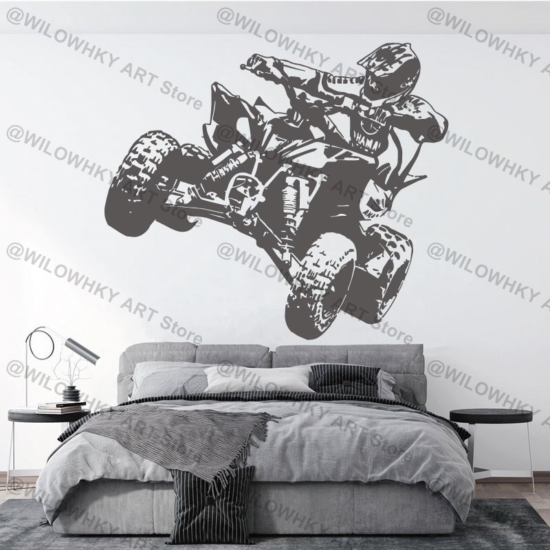 Stiker dinding vinil sepeda gu - Interior Design Magazine ulasan dan harga
