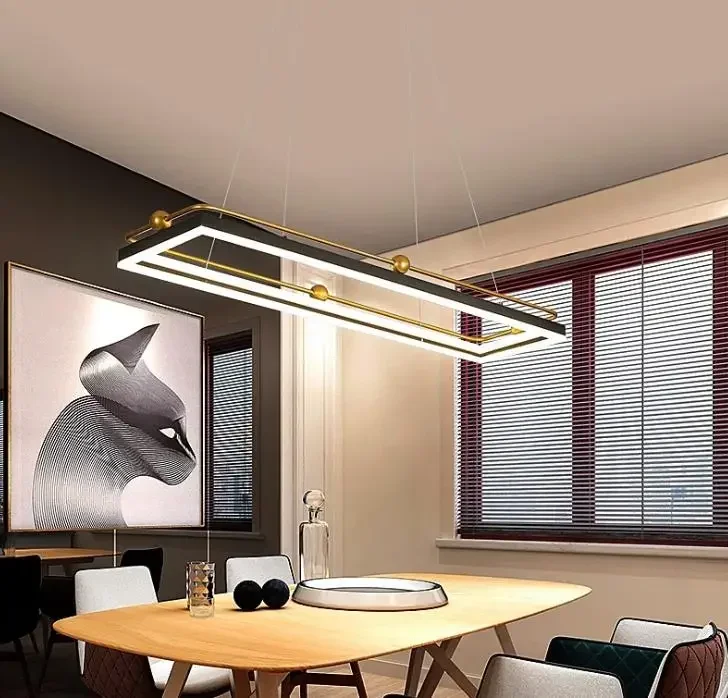 Lampu gantung LED modern bentu - Engineering And Interior Design ulasan dan harga