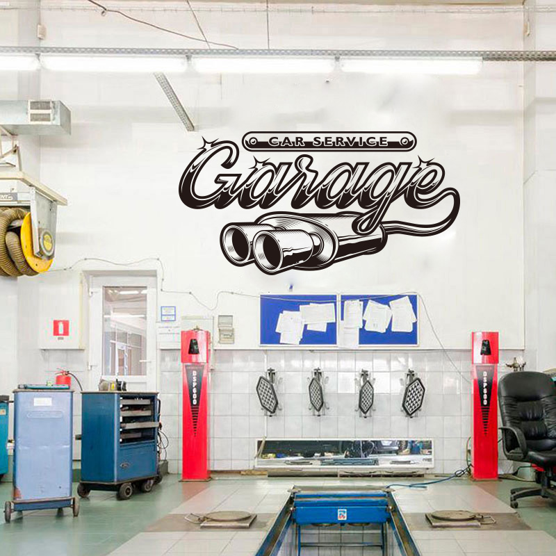 Stiker Dinding Garasi Layanan  - Interior Design Magazine ulasan dan harga